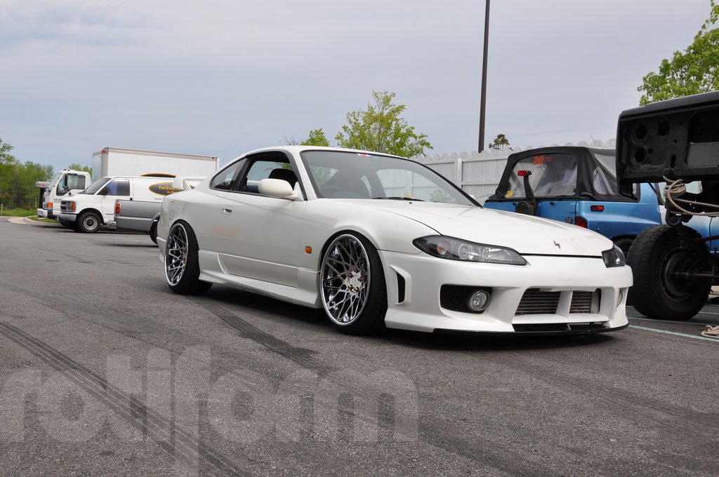 This is one sexy white s15 Its sitting on full chrome 3 piece BLQ's and 